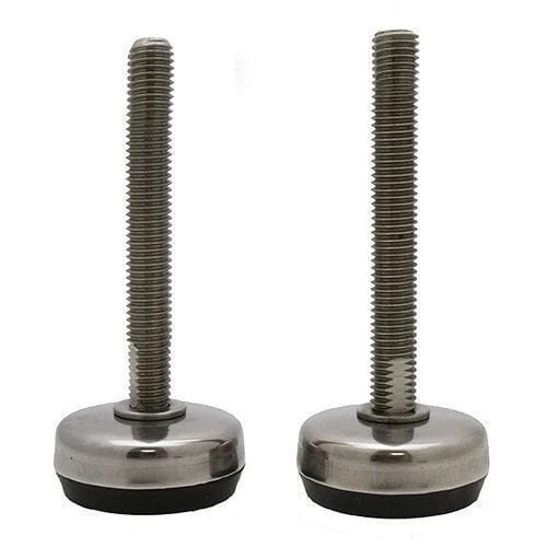 M16 x 180mm Stainless Steel Adjustable Feet | Vital Parts